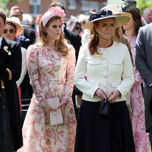 La princesse Beatrice d'York, Sarah Ferguson, duchesse d'York - La famille royale d'Angleterre aux courses hippiques "Royal Ascot 2024" à Ascot. Le 19 juin 2024
© Cover Images / Zuma Press / Bestimage