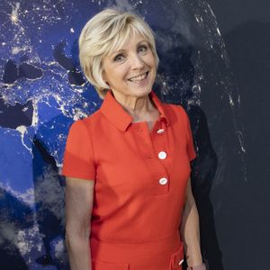 Evelyne Dheliat (TF1) au 19ème forum international de la météo et du climat communication sur le changement climatique dans les Médias au CNES à Paris, France, le 21 juin 2022. © Jack Tribeca/Bestimage