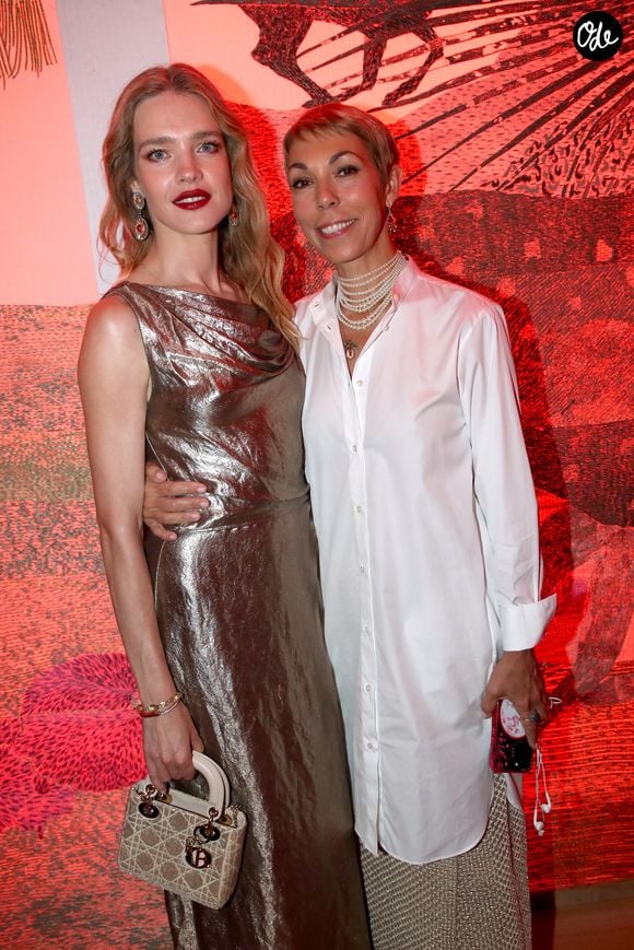 Natalia Vodianova et Mathilde Favier au défilé de mode Christian Dior collection Haute Couture Automne/Hiver 2023/24 lors de la Fashion Week de Paris (PFW), à Paris, France, le 3 juillet 2023. © Borde-Rindoff/Bestimage