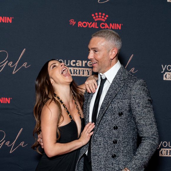 Denitsa Ikonomova et Maxime Dereymez assistent au gala de charité You Care au Cercle de L'union Interalliee à Paris le 3 décembre 2024 à Paris, France. Photo by Alexis Jumeau/ABACAPRESS.COM