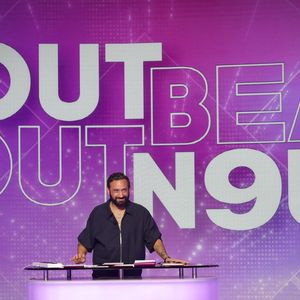 Cyril Hanouna, sur le plateau de  TBT9 présenté par C.Hanouna, et diffusé en direct sur W9, Paris, France, le 08 octobre 2025. © Jack Tribeca / Bestimage