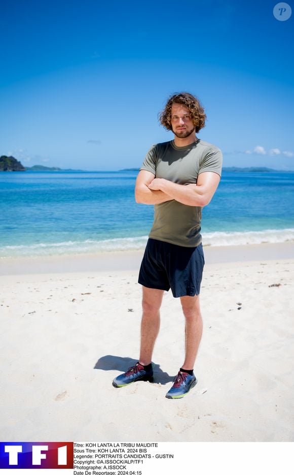 Gustin, aventurier de "Koh-Lanta, La Tribu maudite" sur TF1.