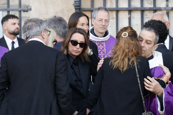 Laura Smet - Obsèques de Nathalie Baye en l'église Saint-Sulpice à Paris le 24 avril 2026. © Dominique Jacovides - Coadic Guirec / Bestimag