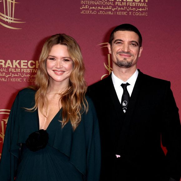 Virginie Efira et Niels Schneider au photocall lors de la deuxième journée de la 22ème édition du Festival International du Film de Marrakech, Maroc, le 29 novembre 2025. © Dominique Jacovides/Bestimage