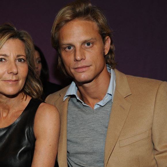 Claire Chazal et Arnaud Lemaire au défilé de haute couture Dior printemps-été 2010 à Paris, France, le 25 janvier 2010. Photo par Thierry Orban/ABACAPRESS.COM