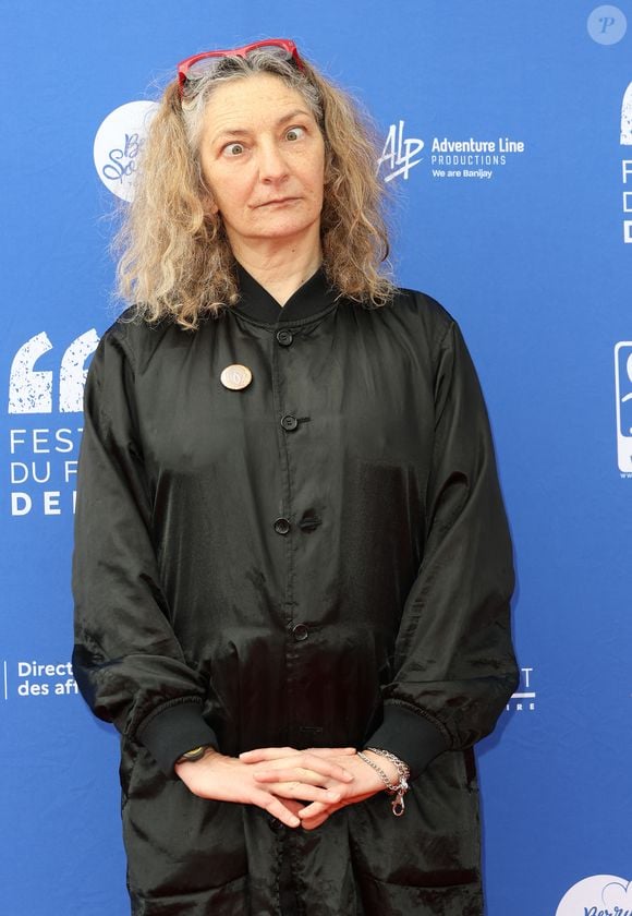 Corinne Masiero au photocall du film "Nous Les Femmes" lors de la 3ème édition du festival du film de Demain (30 mai - 2 juin 2024), à Vierzon, France, le 1er juin 2024. © Coadic Guirec/Bestimage