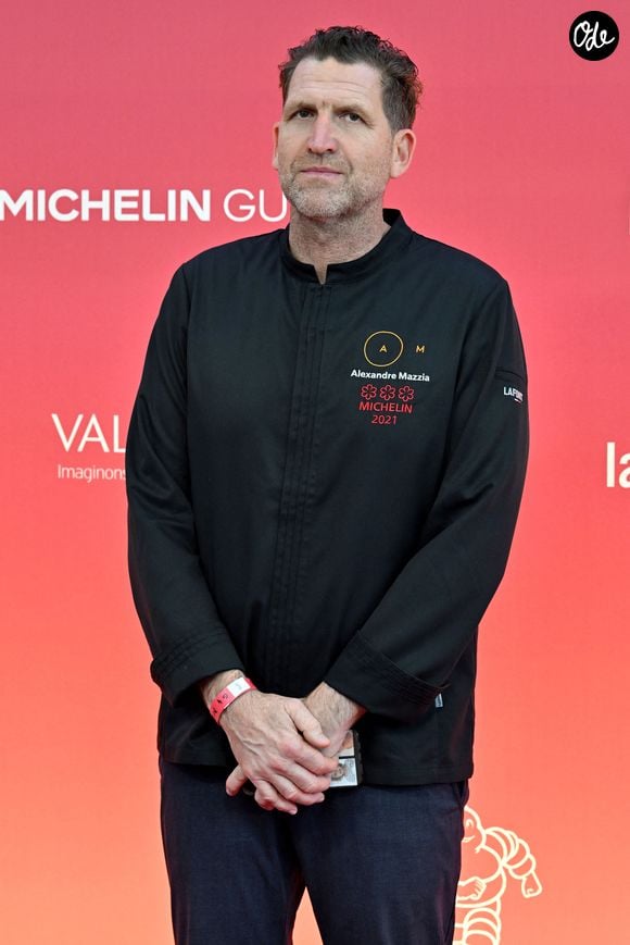 Le chef Alexandre Mazzia - Cérémonie des remises des Etoiles Michelin 2026 au Grimaldi Forum à Monaco le 16 mars 2026. 1 étoile, 7 nouveaux 2 étoiles et 1 nouveau 3 étoiles pour l'édition 2026 © Bruno Bebert/Bestimage