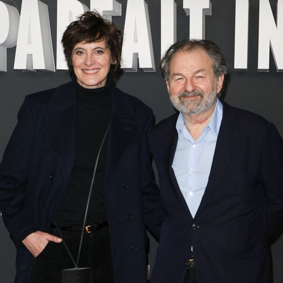 Inès de la Fressange et son compagnon Denis Olivennes - Avant-première du film "Un parfait inconnu" au Grand Rex à Paris le 15 janvier 2025. © Coadic Guirec/Bestimage