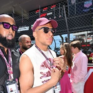 Kylian Mbappé lors du Grand Prix de Formule 1 (F1) de Monaco, le 25 mai 2025. Zuma Press / Bestimage