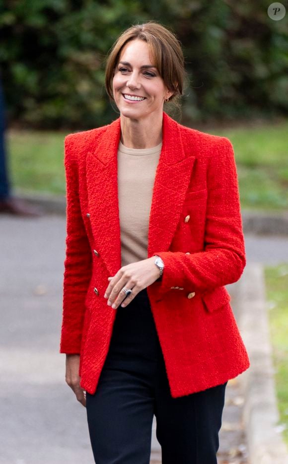 Catherine (Kate) Middleton, princesse de Galles se rend au centre éducatif Orchards de Milton Regis à Sittingbourne le 27 septembre 2023. © AGENCE / BESTIMAGE