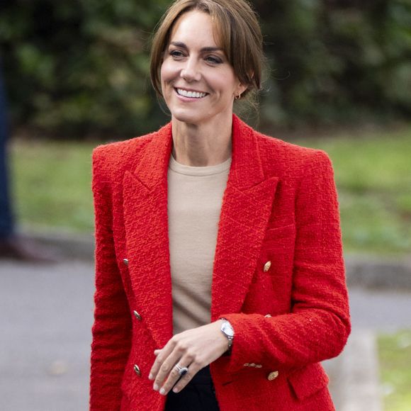Catherine (Kate) Middleton, princesse de Galles se rend au centre éducatif Orchards de Milton Regis à Sittingbourne le 27 septembre 2023. © AGENCE / BESTIMAGE