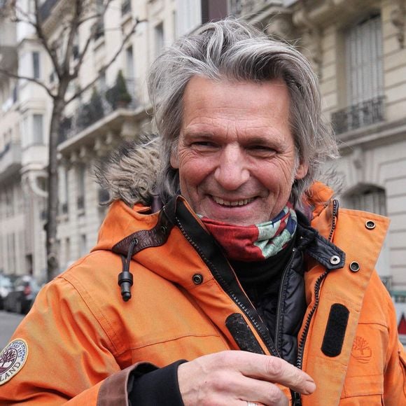 Exclusif - Yvan Le Bolloc'h - Les célébrités quittent les studios de RTL après l'émission "Les Grosses Têtes" à Paris le 24 janvier 2023.  No Web - Belgique et Suisse