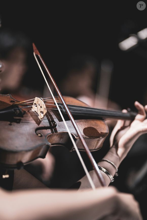 En plein milieu de la représentation, un mouvement brutal du chef d'orchestre a envoyé l'instrument d'Elina Vähälä valser dans les airs devant un public pétrifié.