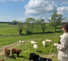 De son côté, Julia Vignali s'affiche à la campagne sur son compte Instagram.

Julia Vignali à la campagne jeudi 8 mai 2025, sur Instagram.