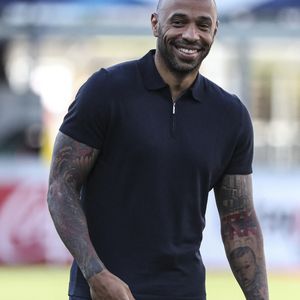 Thierry Henry, lors du match amical de football U21 entre la France et le Danemark (3-0) au stade Marcel-Picot de Tomblaine, près de Nancy le 7 septembre 2023. ELYxandro Cegarra / Panoramic / Bestimage