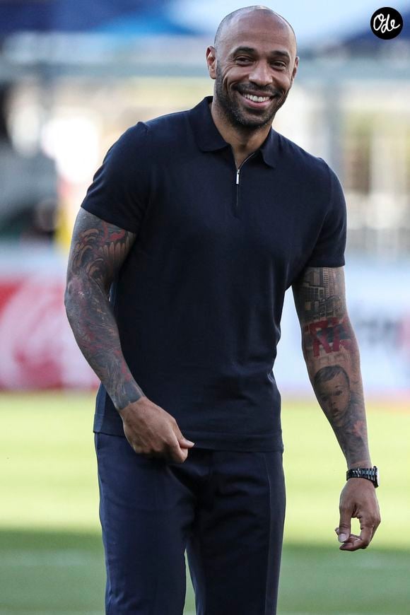 Thierry Henry, lors du match amical de football U21 entre la France et le Danemark (3-0) au stade Marcel-Picot de Tomblaine, près de Nancy le 7 septembre 2023. ELYxandro Cegarra / Panoramic / Bestimage