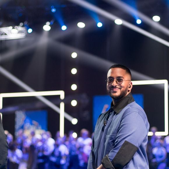 Slimane Nebchi lors de l'enregistrement de l'émission "La boite à secrets" le 7 octobre 2019

© Tiziano Da Silva / Bestimage