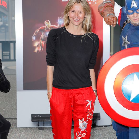 Sarah Lavoine à la soirée d'inauguration de la saison "Marvel - Summer of Super Heroes (l'été des super-héros)" au parc Walt Disney Studios à Disneyland Paris. Marne-la-Vallée, le 9 juin 2018.
© CVS/Bestimage