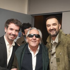 Exclusif - Damien Nougarede, Gilbert Montagné, Cyril Lignac - Célébrités lors du concert "50 Ans d'Amour" de Chantal Goya au palais des Congès à Paris, France, le 29 mars 2026. Deux représentations à guichet fermé. © Jack Tribeca/Bestimage