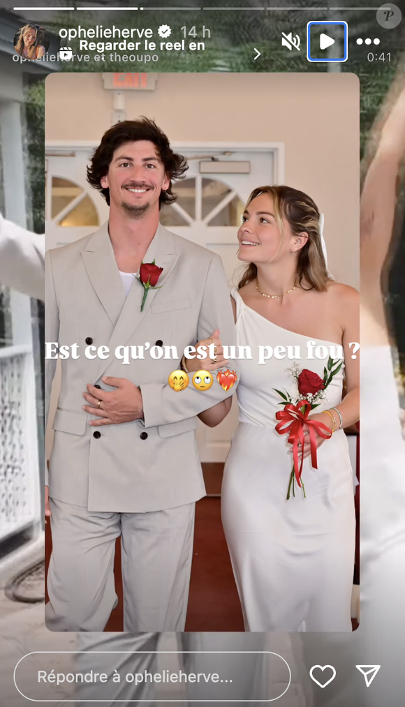 Ophélie (Mariés au premier regard) s'est mariée à son compagnon Théo.