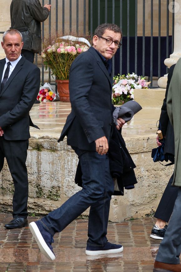 Dany Boon, Patrice Leconte - Obsèques de Michel Blanc en l'église Saint-Eustache à Paris, le 10 octobre 2024. 
© Moreau / Jacovides / Bestimage
