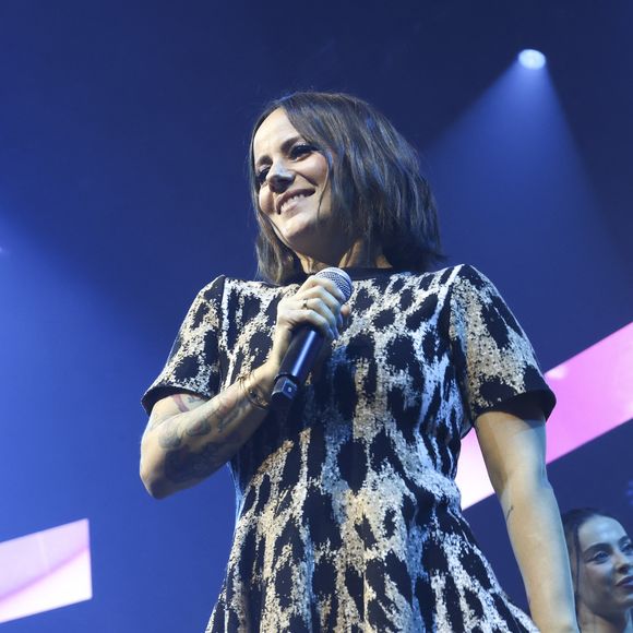 Exclusif - Alizée Lyonnet lors de la tournée des années 2000 "I Gotta Feeling" au Dôme de Paris le 14 mars 2026.

© Jack Tribeca / Bestimage