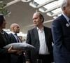 Xavier Niel during French President Emmanuel Macron (C-R) inaugurates the FrancoTech trade fair at Station F, a start-up campus, in Paris, France, 03 October 2024. © Eliot Blondet/Pool/Bestimage