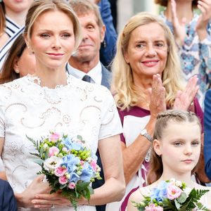 La famille princière de Monaco lors du traditionnel Pique Nique des Monégasques "U Cavagnetu" dans le Parc Princesse Antoinette à Monaco, le 6 septembre 2025 © Olivier Huitel/Pool Monaco/Bestimage