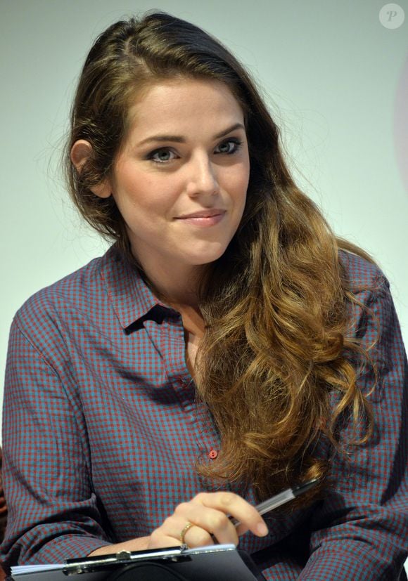 Emma Daumas - Election du Bebe Cadum 2014 a l'Elysee Biarritz a Paris le 29 janvier 2014. Photo par VEEREN / BESTIMAGE