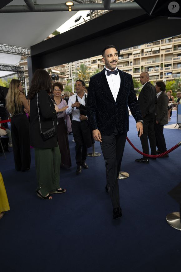 Exclusif - Adil Rami  lors de la cérémonie de clôture de la 64ème édition du Festival de télévision de Monte-Carlo au Grimaldi Forum à Monaco, le 17 juin 2025. © Pierre Perusseau/Bestimage