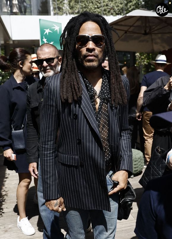 Lenny Kravitz lors des Internationaux de France de Tennis de Roland Garros 2026, à Paris, France, le 7 juin 2026. © Jacovides-Moreau/Bestimage