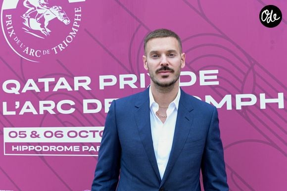 M. Pokora (Matt) au prix Qatar Arc de Triomphe à l'Hippodrome de Longchamp le 6 octobre 2024  

© Rachid Bellak / Bestimage
