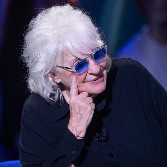 Exclusif - Catherine Lara lors de l'enregistrement de l'émission "La Boîte à secrets", présentée par F.Bollaert et diffusée le 9 janvier 2026 sur France 3, dans les studios du Lendit à Saint-Denis, France, le 2 décembre 2025. © Cyril Moreau/Bestimage