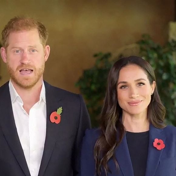 Le prince Harry et Meghan Markle : message vidéo lors de la conférence ministérielle mondiale inaugurale sur la violence contre les enfants en Colombie - 2024. (Backgrid UK/ Bestimage).