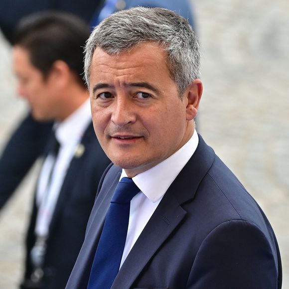 Gérald Darmanin lors de la cérémonie du 14 juillet 2025 à Paris. © Christian Liewig / Bestimage