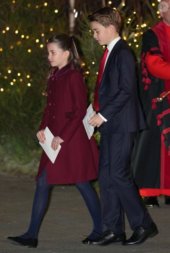 La famille royale d'Angleterre assiste à la messe "Together At Christmas Carol" à l'abbaye de Westminster à Londres, Royaume-Uni le 6 Décembre, 2024