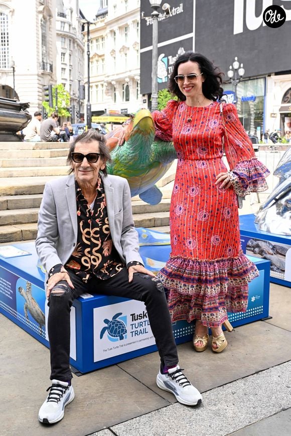 16 juillet 2025: Célébrités durant un photocall pour le lancement de Trust Turtle Trail à Piccadilly Circus à Londres. © Cover Images via ZUMA Press/Bestimage