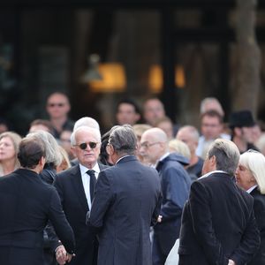 Philippe Labro - Obsèques de Mireille Darc en l'église Saint-Sulpice à Paris. Le 1er septembre 2017
Bestimage