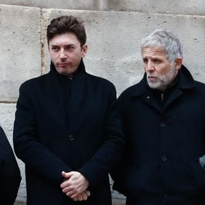 Stéphane Guillon - Sorties des obsèques de Niels Arestrup à l'Église Saint-Roch à Paris. Le 10 décembre 2024
© Christophe Clovis / Bestimage