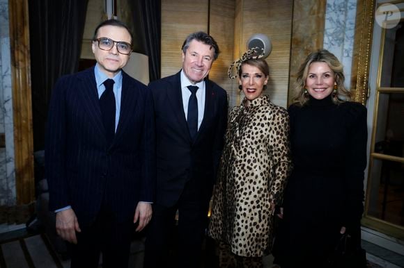 Bertrand Burgalat, Christian Estrosi, Hélène In Paris, Laura Estrosi - Hélène in Paris présente son nouvel album à l'Hôtel de Crillon, A Rosewood Hotel à Paris le 4 février 2025.

© Jack Tribeca / Bestimage