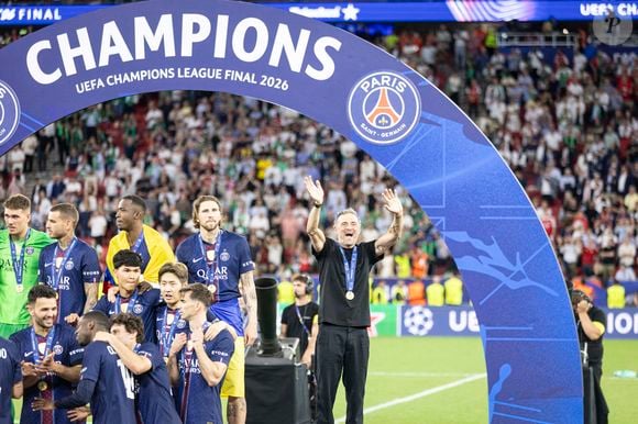 Luis Enrique (ESP) - Finale de la Ligue des Champions 2026 opposant le Paris Saint-Germain (PSG) à Arsenal FC au stade Ferenc-Puskas à Budapest
©Elyxandro Cegarra / PsnewZ / Bestimage