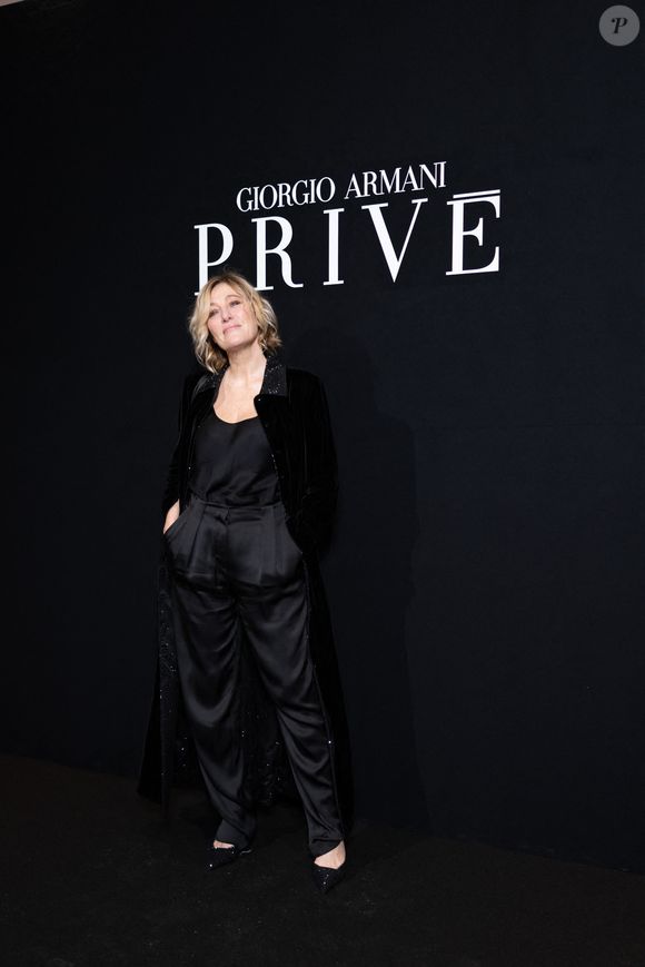 Valeria Bruni Tedeschi au photocall du défilé Armani Privé "Collection Haute Couture Printemps/Eté 2026", lors de la Fashion Week de Paris, le 27 janvier 2026. © Julien Sarkissian / Bestimage