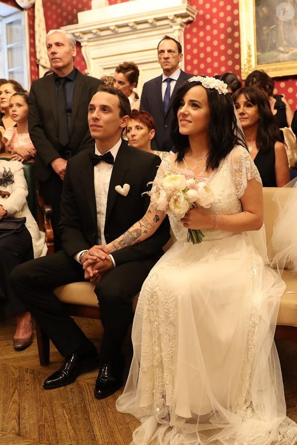 Exclusif - Jo Jacotey - Claudie Lyonnet et Michèle, la mère d'Alizée - Mariage civil à la mairie d'Ajaccio d'Alizée et Grégoire Lyonnet - Ajaccio le 18 juin 2016
© Olivier Huitel - Olivier Sanchez / Bestimage - Crystal