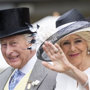 21 juin 2025. Cinquième et dernier jour du Royal Ascot Meeting, à l'hippodrome d'Ascot, dans le Berkshire, au Royaume-Uni. Ici, le roi Charles III d'Angleterre et Camilla Parker Bowles, reine consort d'Angleterre. Crédit : GoffPhotos.com. Réf © KGC-178 GOFF INF / BESTIMAGE