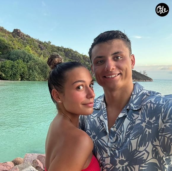 Louis Bielle-Barrey et sa compagne, Chiara. Instagram/LBB