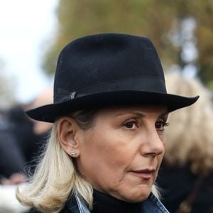 Laurence Ferrari lors d'une marche contre l'antisémitisme à Paris, le 12 novembre 2023 © Stéphane Lemouton / Bestimage