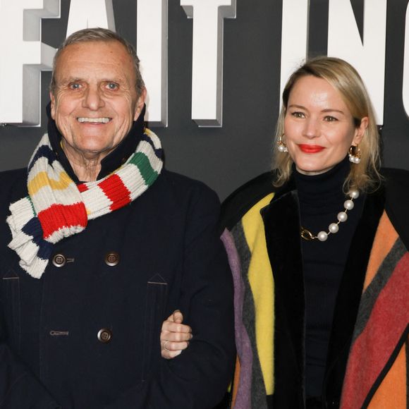 Jean-Charles de Castelbajac et sa femme Pauline de Drouas à l'avant-première du film "Un parfait inconnu" au Grand Rex, le 15 janvier 2025. © Coadic Guirec/Bestimage