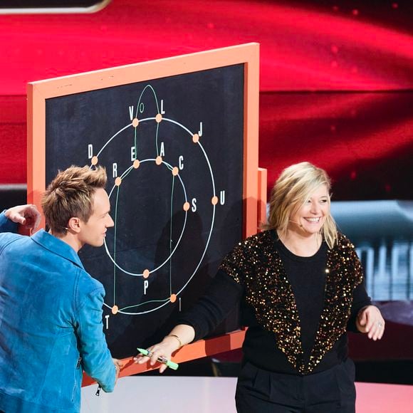 Exclusif - Cyril Féraud, Flavie Flament - Enregistrement de l'émission "100% Logique", présentée par Cyril Féraud et diffusée le 12 avril 2025 sur France 2. Le 17 décembre 2024
© Cyril Moreau / Bestimage