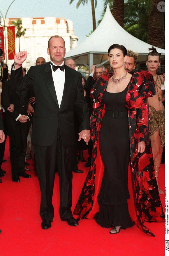 Bruce Willis et Demi Moore au Festival de Cannes en 1997.
Photo : Alpha Agency / Bestimage