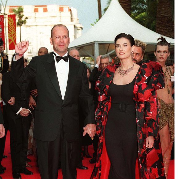 Bruce Willis et Demi Moore au Festival de Cannes en 1997. 

Photo : Alpha Agency / Bestimage